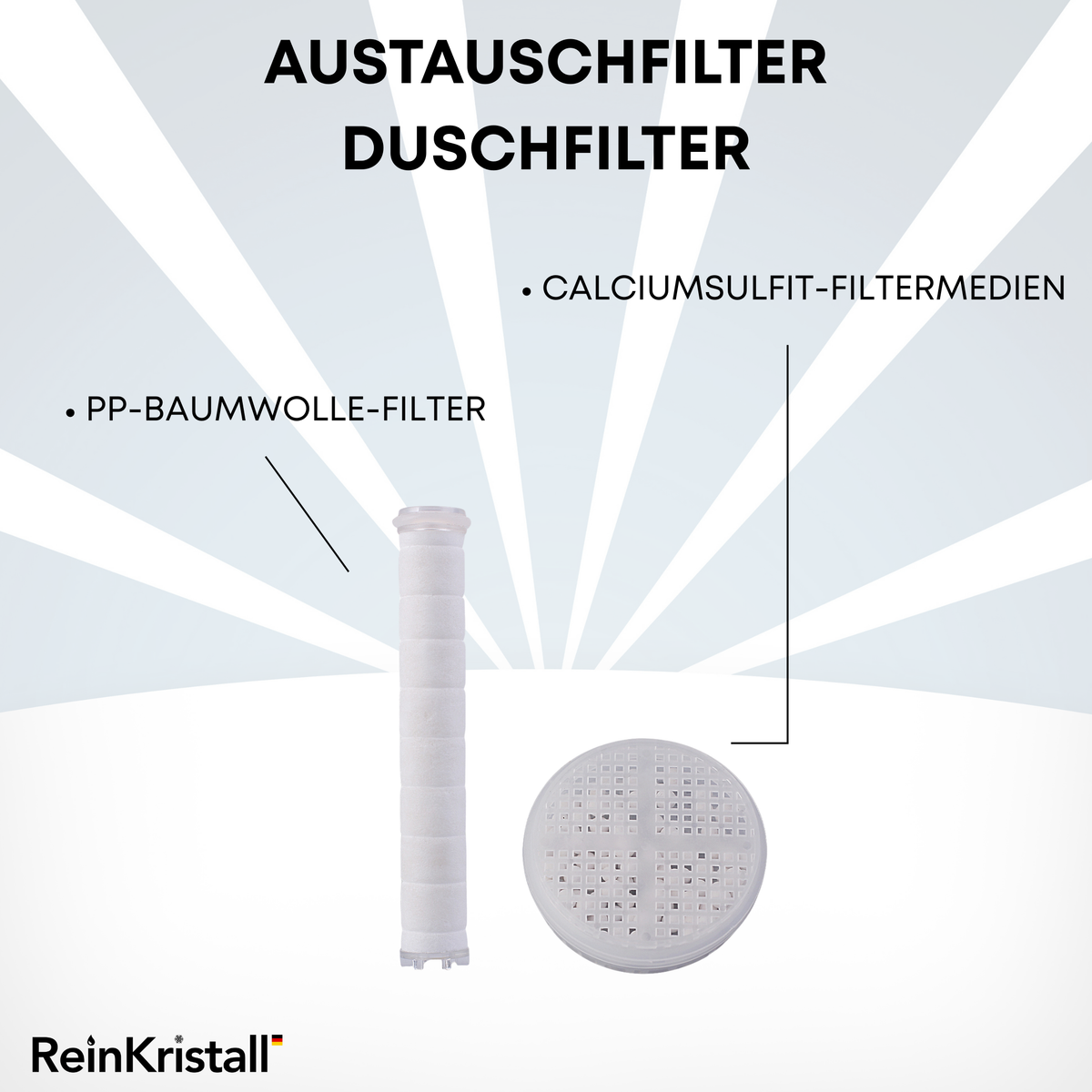 Kartusche für den Duschfilter