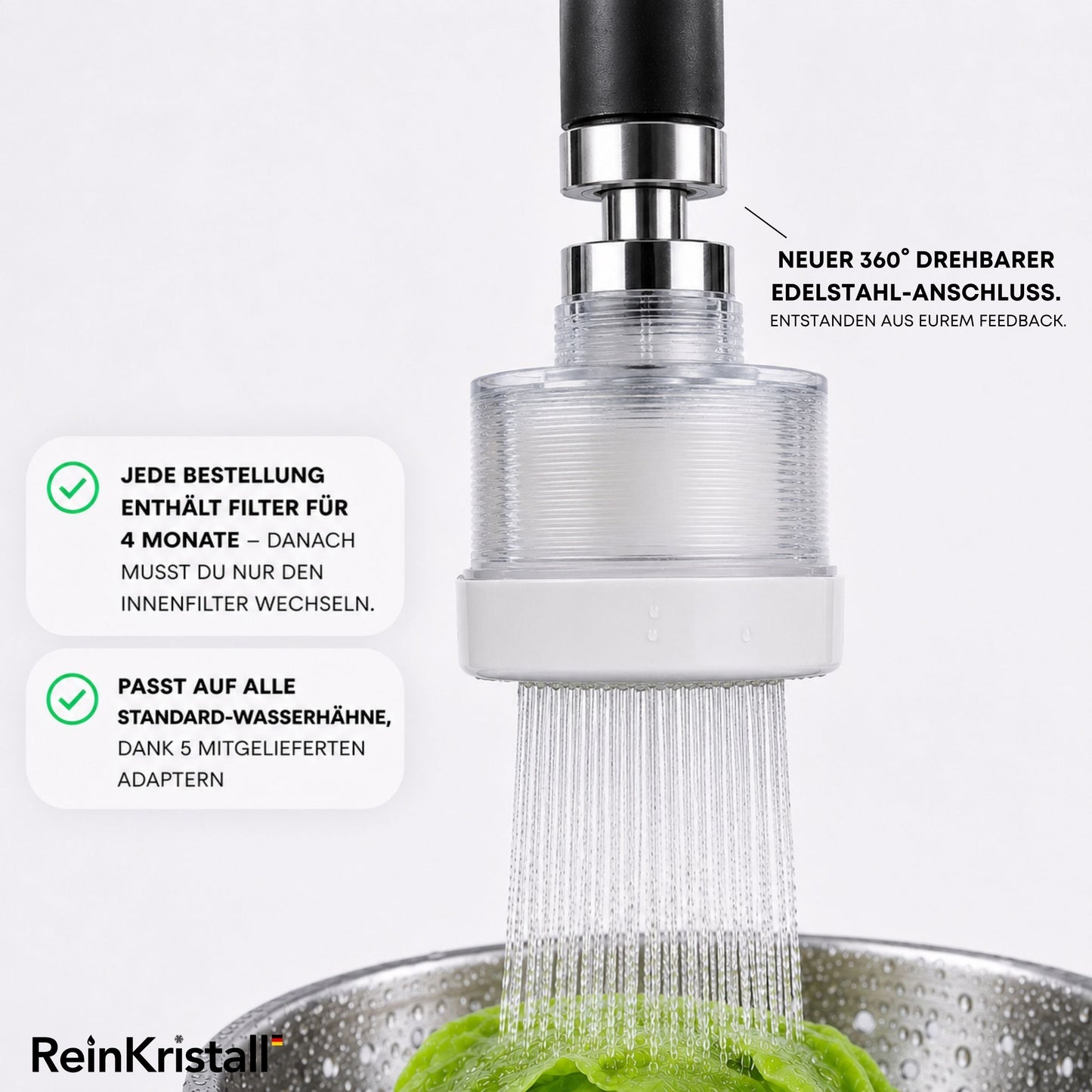 Wasserhahnfilter | ReinKristall